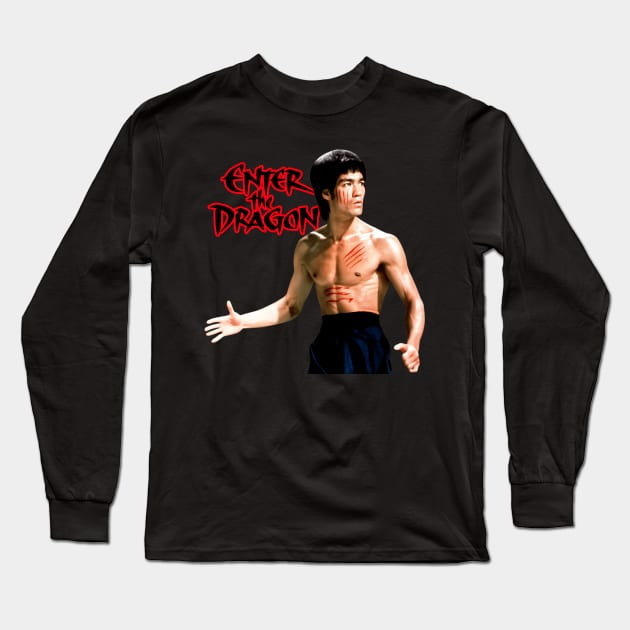 Lee LegendMovie Jeet Kune Do Bruce Be Water Long Sleeve T-Shirt by Garmentcrooks